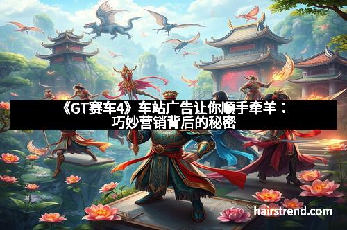 《GT赛车4》车站广告让你顺手牵羊：巧妙营销背后的秘密